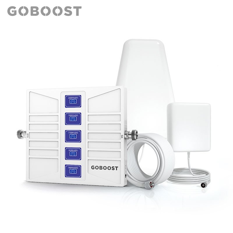 USA Canada 700 850 1900 1700 cellphone power amplifier professional five band 5G 4g signal booster